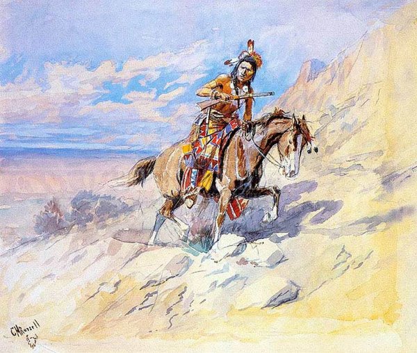 Indian on Horseback