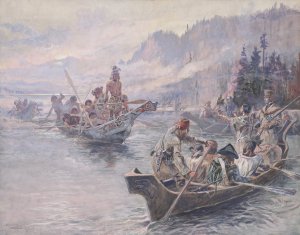 Lewis and Clark on the Lower Columbia