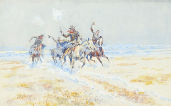 Cowboys on the Plains